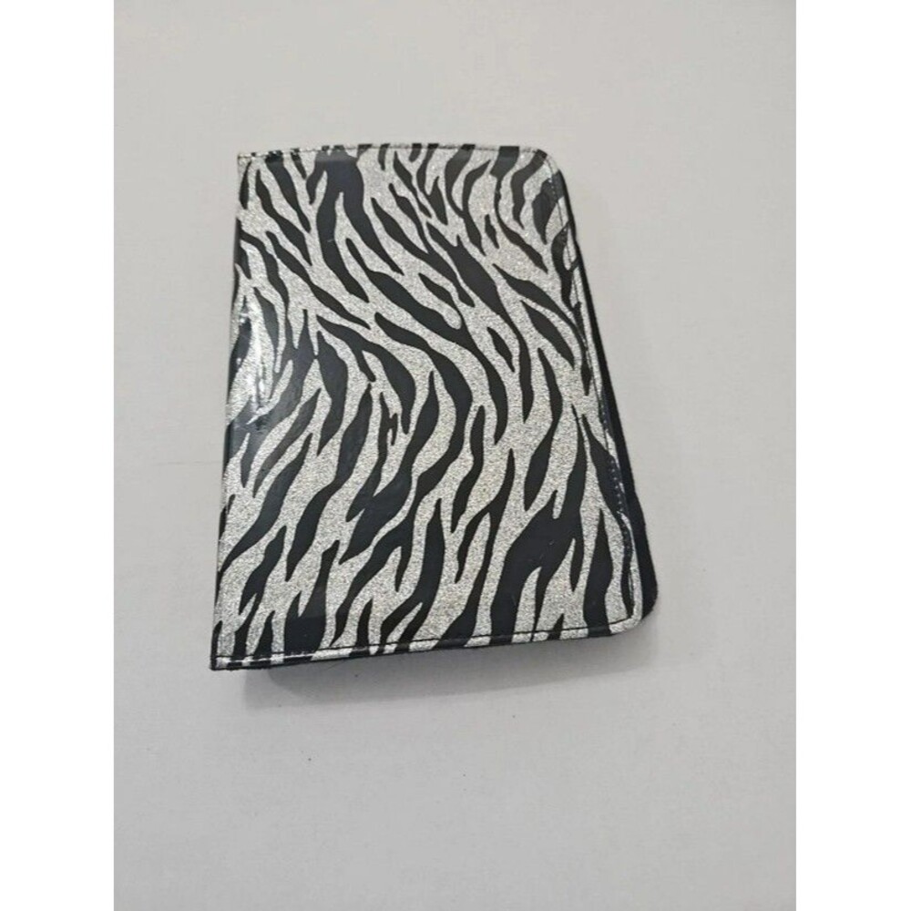 Zebra Print Folio Tablet Case 5.5 X 8.25"